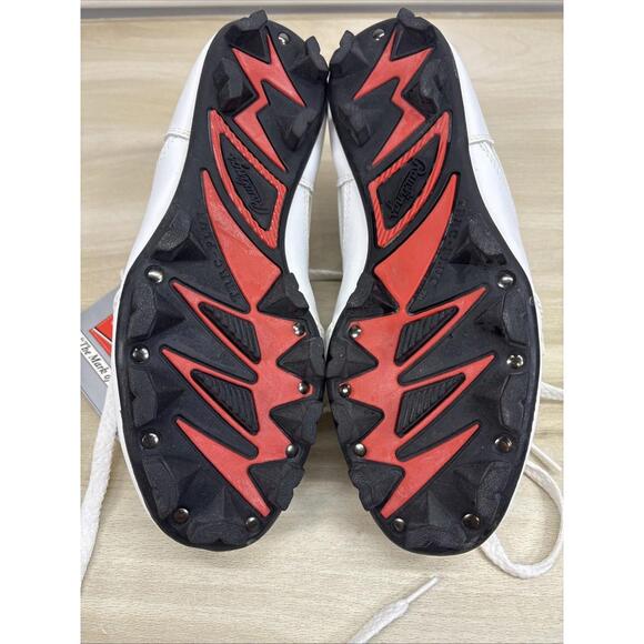Rawlings Cleats White/Red/Black Size 6 Vintage - Picture 10 of 11